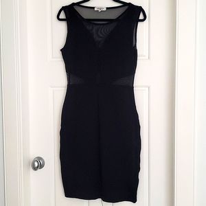 Parasuco Mesh Cutout Bodycon Dress